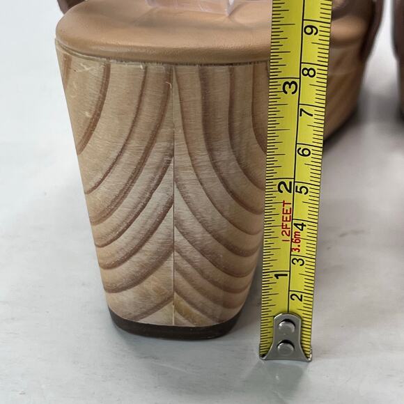 Nisolo All Day Open Toe Clog Platform Chunky Wood Heel Pink Women's 6.5 NWOB - Picture 11 of 11